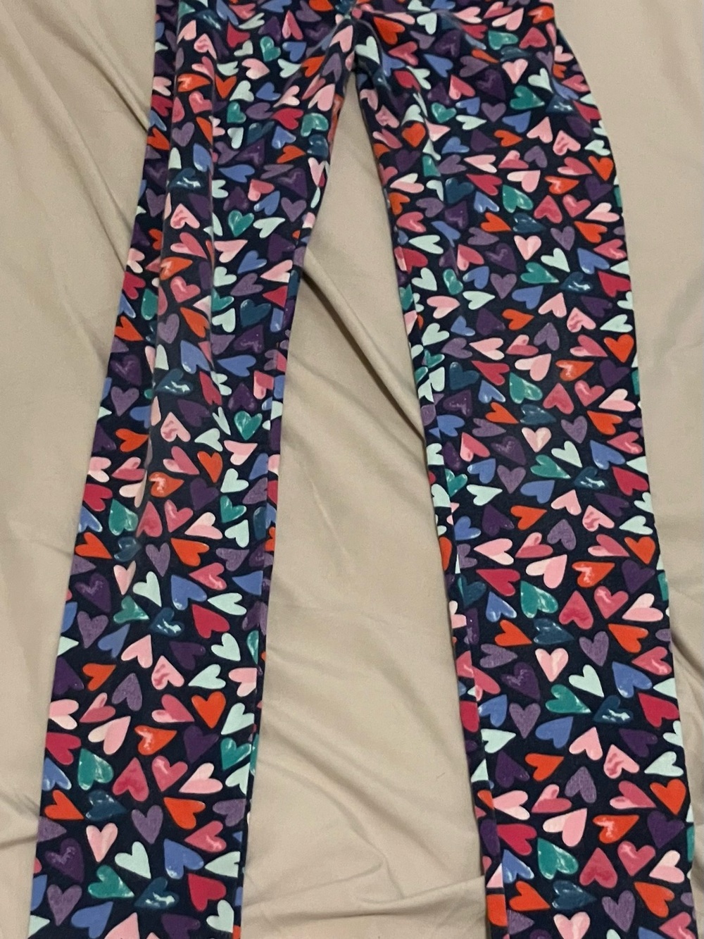 wonder nation Leggings W/ Multicolor Heart Print!Accepting Offers/Bundle Deals!